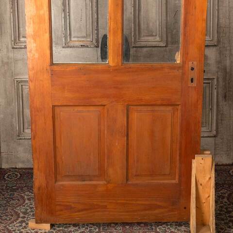 #54566 36x84 Antique 2 Lite Wood Entry Door image 3