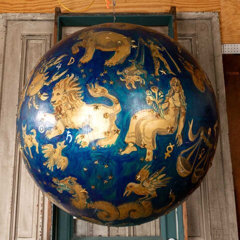 36" Vintage Diane Powell Constellation Globe