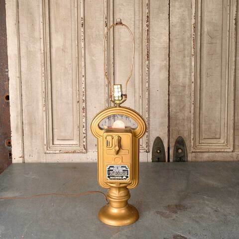 Repurposed Parking Meter Table Lamp