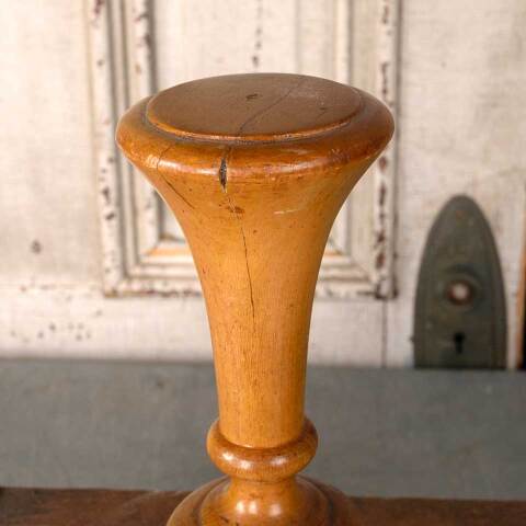 #54618 4x9 Antique Turned Wood Finial image 2