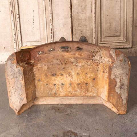 #54623 16x10 Antique Cast Iron Fireplace Fender image 7