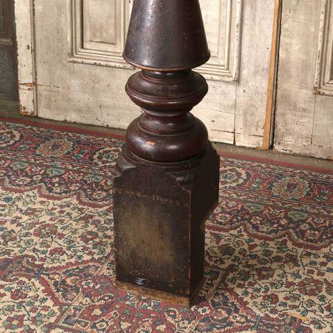 #54624 46" Salvaged Antique Staircase Newel Post image 4