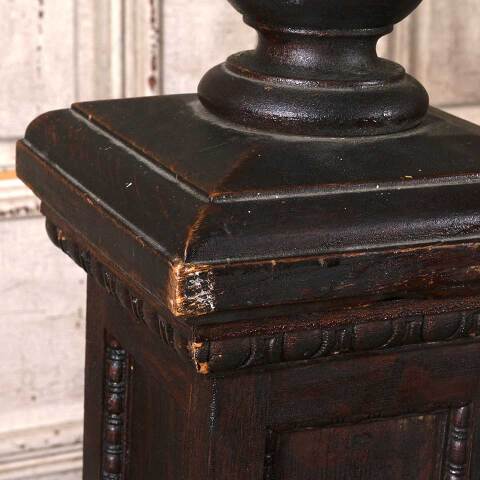 #54625 52" Antique Oak Staircase Newel Post image 8