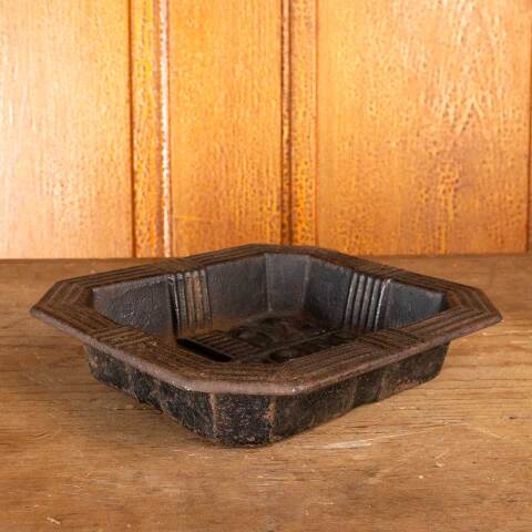 #54631 Antique Cast Iron Umbrella Stand Drip Tray image 3