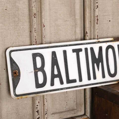 #54640 Antique BALTIMORE AVENUE Street Sign image 2