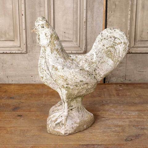 #54652 19" Cast Concrete Hen Garden Ornament image 7