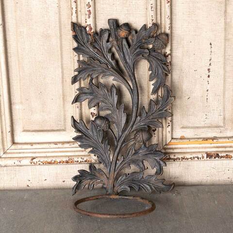 #54690 9x15 Cast Iron Wall Planter Pot Holder image 2