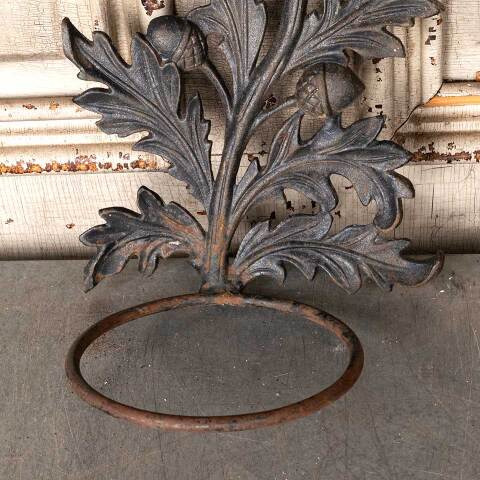 #54690 9x15 Cast Iron Wall Planter Pot Holder image 3