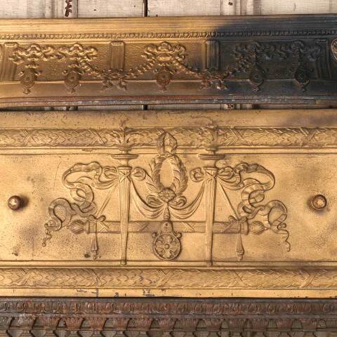 #54694 31x31 Antique Fireplace Surround & Cover image 5
