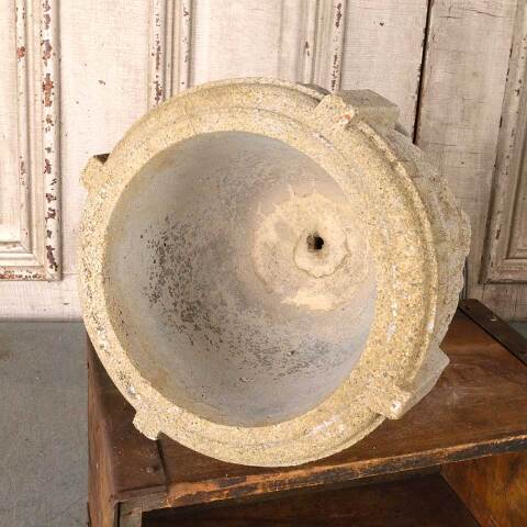 #54697 10" Vintage Cast Concrete Garden Urn Planter image 7