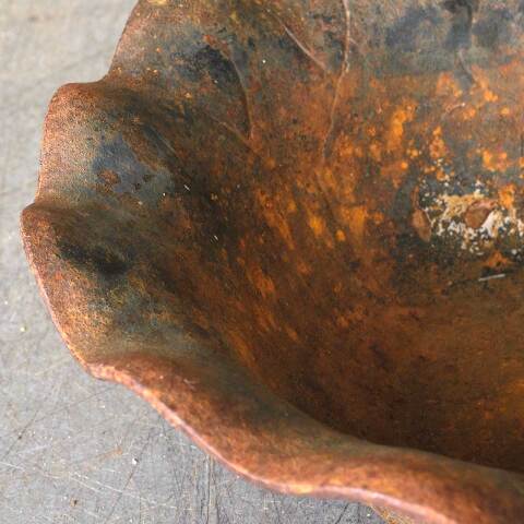 #54703 Vintage Cast Iron Bowl image 4