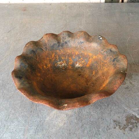 #54703 Vintage Cast Iron Bowl image 5