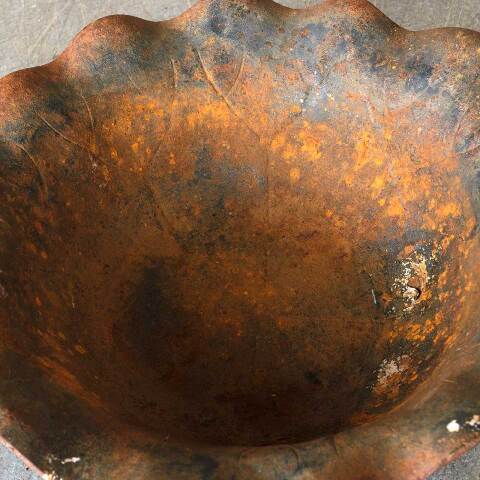 #54703 Vintage Cast Iron Bowl image 8