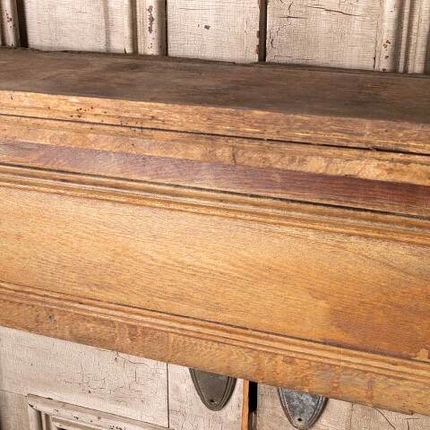 #54704 60X48 Antique Wood Fireplace Mantel image 4
