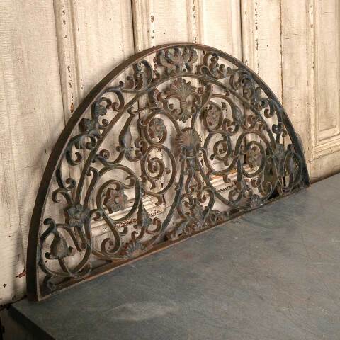 #54708 35x17 Ornate Arched Cast Iron Piece image 5