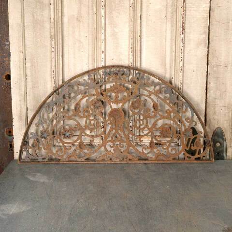 #54708 35x17 Ornate Arched Cast Iron Piece image 6