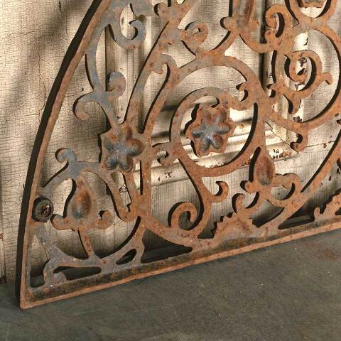 #54708 35x17 Ornate Arched Cast Iron Piece image 7