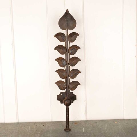 Floral Metal Candle Holder Wall Sconce