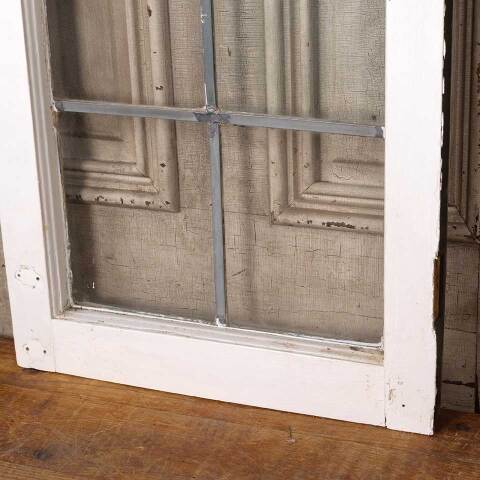 #54740 20x34 Salvaged 6 Lite Leaded Glass Window image 3