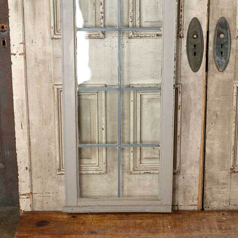 #54741 20x59 Salvaged 10 Lite Leaded Glass Window image 7