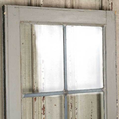 #54741 20x59 Salvaged 10 Lite Leaded Glass Window image 8