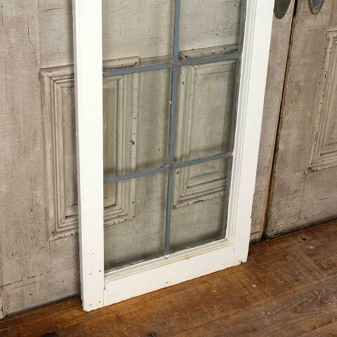 #54741 20x59 Salvaged 10 Lite Leaded Glass Window image 4