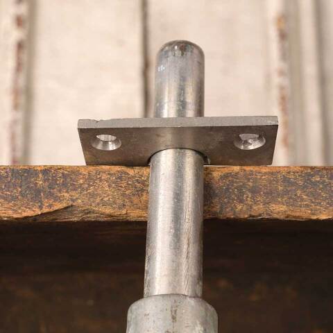 #54787 6" Antique Surface Mount Door Slide Bolt image 3