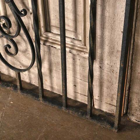 #54809 34x34 Antique Wrought Iron Garden Gate image 5