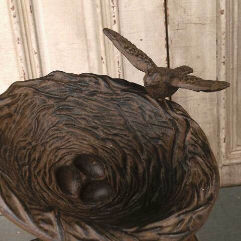 #54810 Ornate Cast Iron Bird Bath image 3