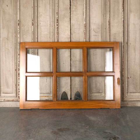 #54851 36x24 Antique 6 Lite Wood Transom Window image 4