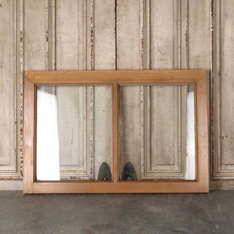 #54853 36x24 Antique 2 Lite Wood Transom Window image 4