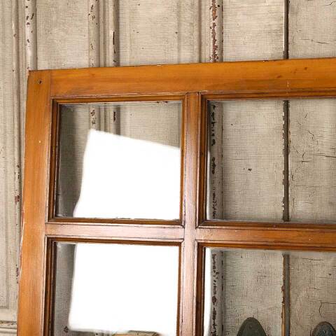 #54855 36x24 Antique 6 Lite Wood Transom Window image 5