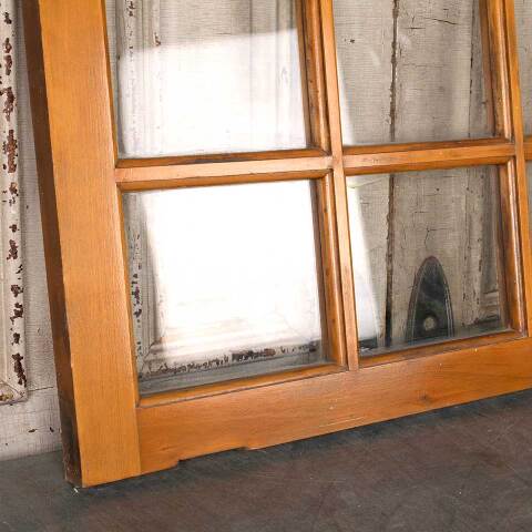 #54856 36x22 Antique 6 Lite Wood Transom Window image 5