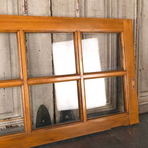 #54856 36x22 Antique 6 Lite Wood Transom Window image 6
