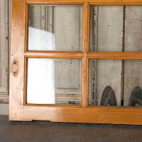 #54858 36x22 Antique 6 Lite Wood Transom Window image 5