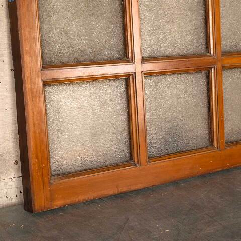 #54861 36x24 Antique 6 Lite Wood Transom Window image 2