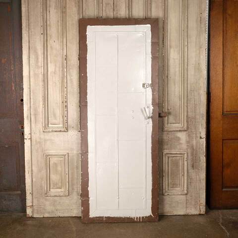30x79 Antique Industrial Fireproof Fire Door
