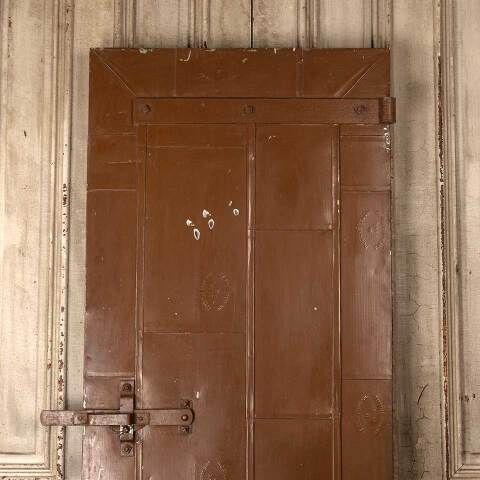 #54876 30x79 Antique Industrial Fireproof Fire Door image 6