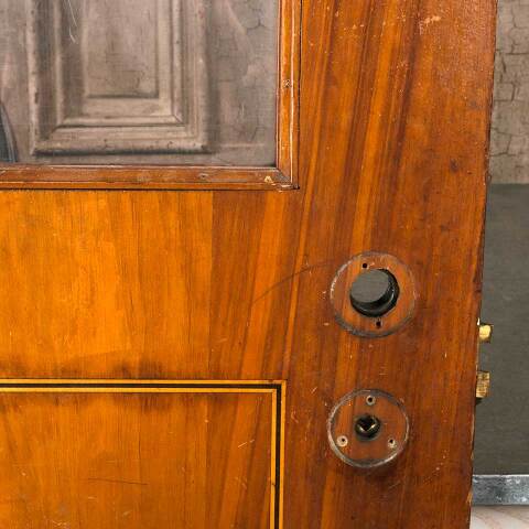 #54886 36x84 Antique Wood 6 Lite Classroom Door image 4