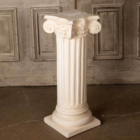 #54898 11x31 Plaster Ionic Column Pedestal image 6
