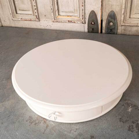 #54900 20x18 Oval End Table Top with Drawer image 3