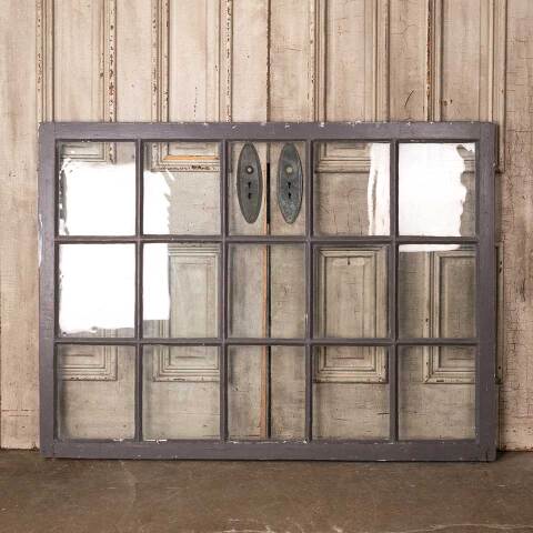 #54901 55x41 Antique Divided 15 Lite Wood Window image 5