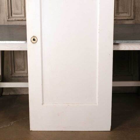 #54930 29x83 Antique 1 Panel Wood Interior Door image 3