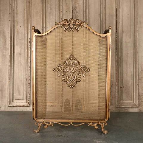 #54931 43x37 Folding Metal Fireplace Screen image 8