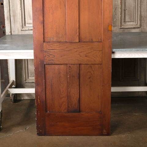 #55011 28x77 Antique 4 Panel Pine Cabinet Door image 3