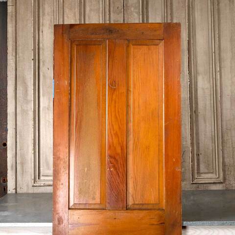 #55011 28x77 Antique 4 Panel Pine Cabinet Door image 5