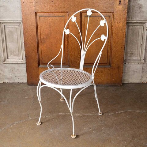 Vintage Metal Wire Garden Chair