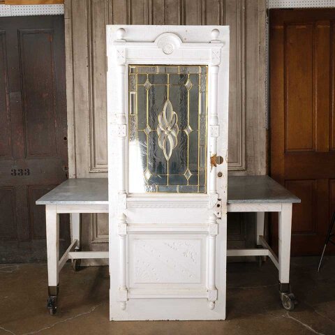 32x79 Salvaged Victorian Half Lite Entry Door