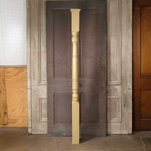 4x4 Salvaged Painted Turned Wood Porch Post