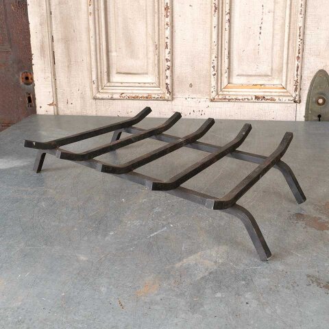 22x13 Cast Iron Fireplace Log Holder Basket